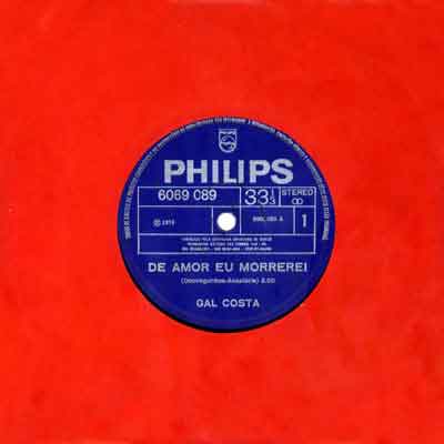 GAL COSTA - COMPACTO SIMPLES - 1974