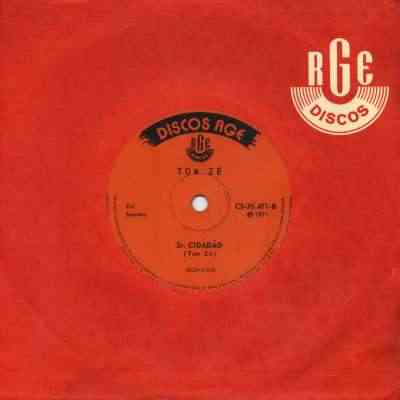 TOM ZÉ - COMPACTO SIMPLES - 1971